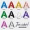 Letter Balloons - READY TO POP 16" Inch Alphabet Letters Foil Mylar Balloon Baby Shower Party Banner (Red)